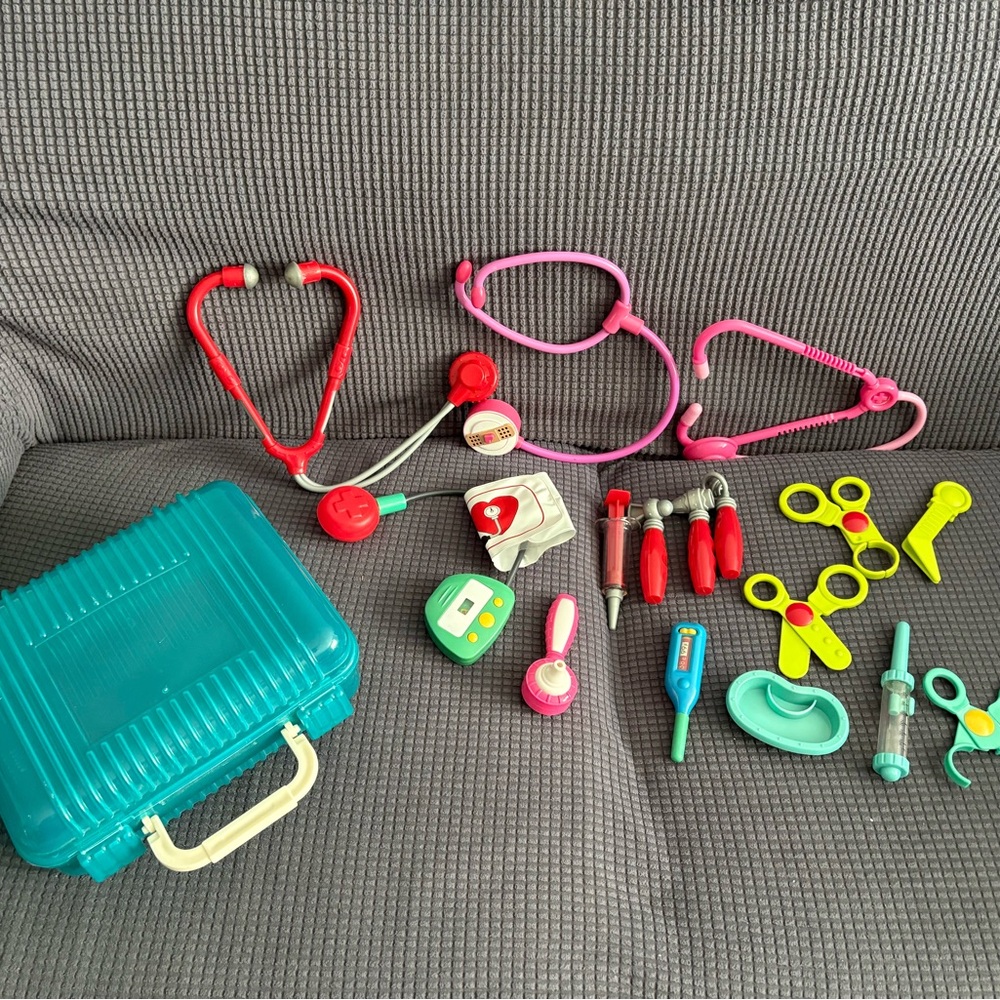 Pink and Blue Learning Toys Doctor Set